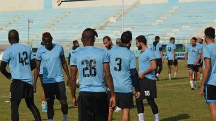 انتظام موسى فراوي فى تدريبات غزل المحلة عقب العودة من معسكر منتخب فلسطين
