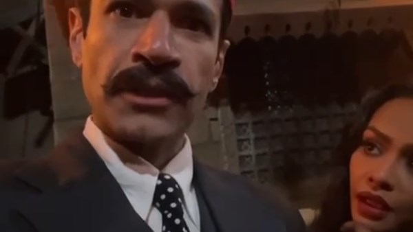 على طريقة "تلاتينية".. صدقي صخر يشارك في تريند تيك توك من كواليس "النص"