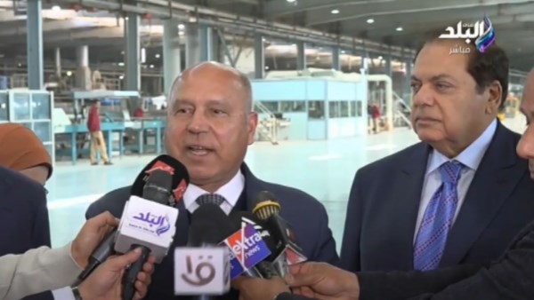 كامل الوزير موجهًا الشكر لـ أبو العينين: مصنع ألدورادو قلعة صناعية عالمية