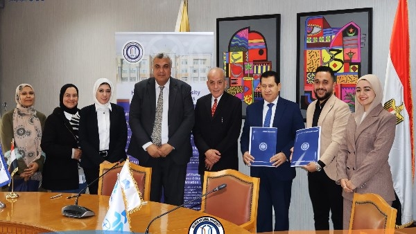 جامعة حلوان الأهلية توقع بروتوكول تعاون في التدريب مع شركة للتكنولوجيا الحيوية