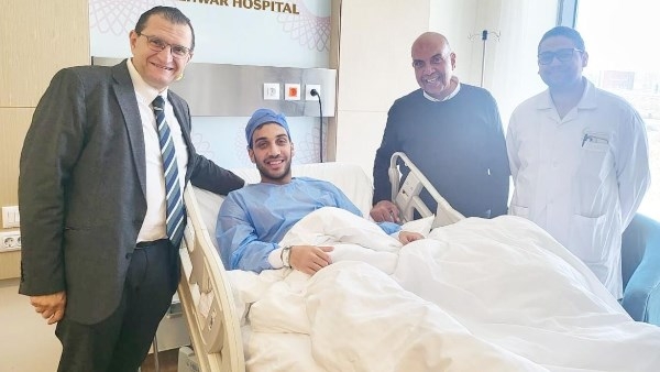 يوسف حسن يعود إلى تدريبات غزل المحلة بعد 3 شهور من إجراء عملية أكيليس