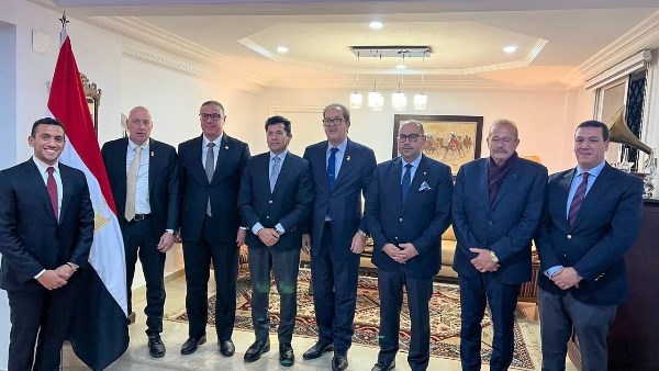 البطل الذهبى أحمد أسامة الجندى يشارك فى إجتماعات الـ"الأنوكا" بالجزائر