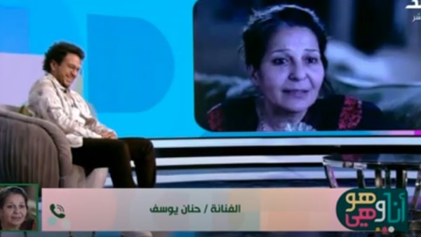 حنان يوسف تفاجئ نجلها أحمد عصام على الهواء: اتخضيت من تمثيله