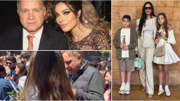 هل عادت له؟.. نادين نجيم تظهر مع طليقها ووالد أبنائها