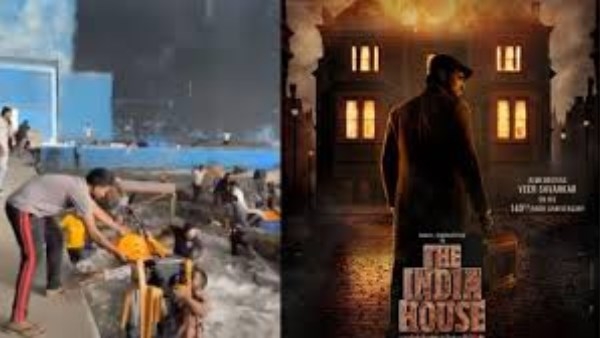 نجاة فريق عمل فيلم "The India House" من حادث مروع