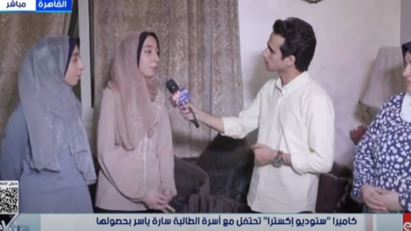 الحاصلة على المركز السابع علمي رياضة: كنت حاسة إني هنقص درجات كتير