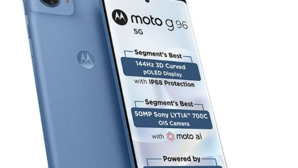 بشاشة كبيرة وبطارية جبارة.. موتورولا تطلق هاتف Moto G96