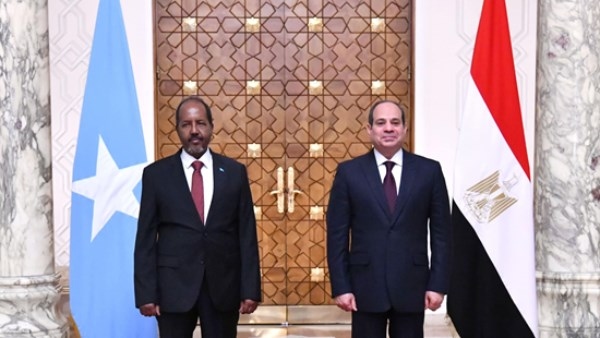 السيسي: المباحثات مع الرئيس الصومالي شهدت نقاشًا معمقا حول القضايا الثنائية