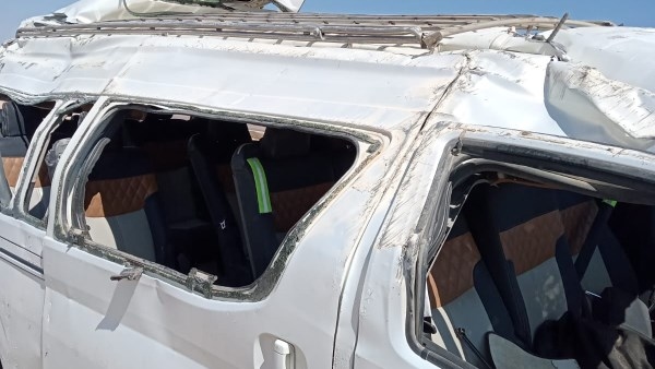 ننشر أسماء ضحايا حادث انقلاب سيارة أجرة بطريق مطروح إسكندرية الساحلي