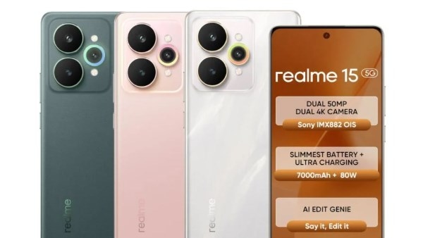 ريلمي تطلق سلسلة Realme 15.. هواتف بشاشة ضخمة وأداء استثنائي