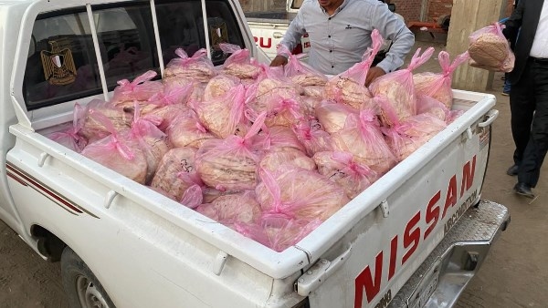 ضبط 6600 رغيف مدعم قبل تهريبها للسوق السوداء بالدقهلية