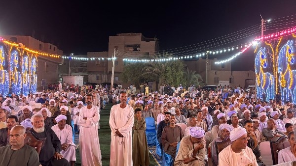 أهالي كرم عمران بقنا ينظمون مؤتمرا لدعم وفاء رشاد في انتخابات مجلس الشيوخ