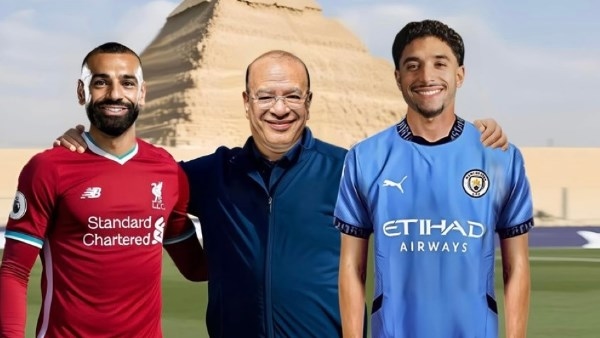 ادعوا للهلال.. صلاح عبدالله ينشر صورة بالذكاء الاصطناعي مع صلاح ومرموش