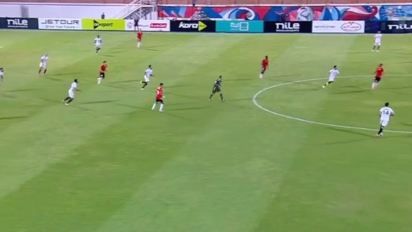 حرس الحدود يتقدم على البنك الأهلي بهدف نظيف بالشوط الأول بالدوري
