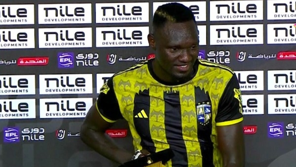أوشايا أفضل لاعب في مباراة الزمالك والمقاولون بالدوري