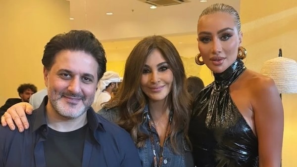 بعد أزمتها مع أصالة.. مايا دياب تلتقط صورا مع إليسا وملحم زين