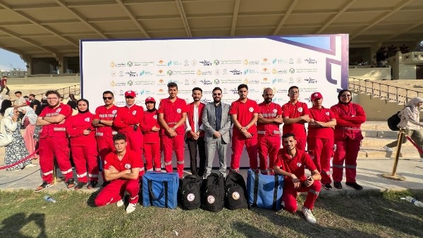 لنشر ثقافة التطوع وتأمين الحشود.. مشاركة مميزة للهلال الأحمر المصري في قمة "ستارت"