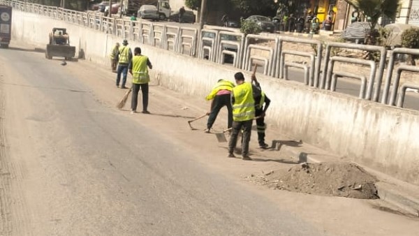 محافظ الجيزة يكلف بمضاعفة جهود النظافة عقب انكسار الموجة الحارة
