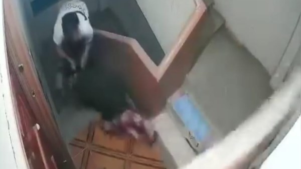 فيديو يوثق ضرب سيدة وسحلها على سلالم عمارةبقرية هرية رزنة بالشرقية