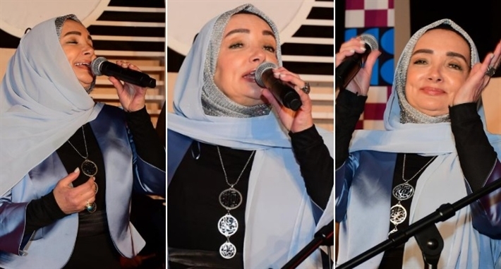 أرسينك وكريم العدل وداليا شوقي بينهم ... عايدة الأيوبي تحيي حفلا رمضانيا بحضور نجوم الفن