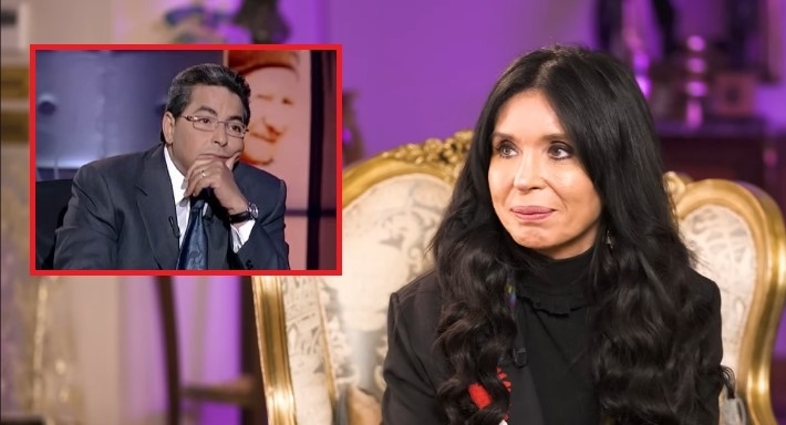 دينا تكشف سر غضبها من محمود سعد: "فبرك" صورة لي بالحجاب