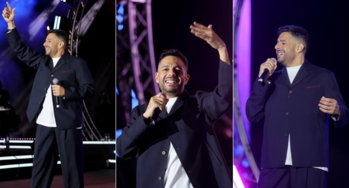 محمد حماقي يحصد إعجاب جمهوره بإطلالته في مهرجان "سماء العلا"