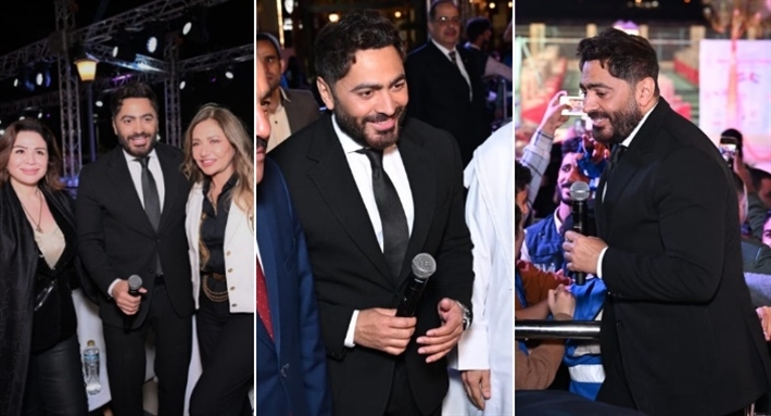 بمشاركة ليلى علوي وإلهام شاهين ووفاء عامر... تامر حسني يحيي زفاف جماعي لـ 200 فتاة