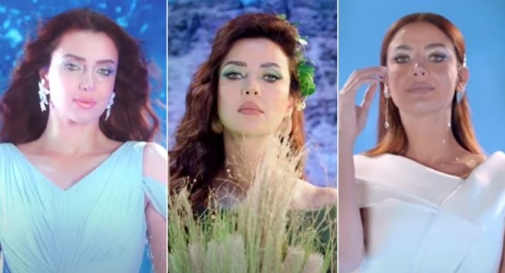 فيديو - رضوى الشربيني بإطلالات لافتة مختلفة في برومو "هي وبس" على DMC