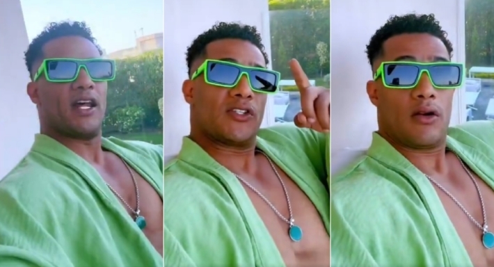 فيديو - محمد رمضان يكشف عن مقطع من "الجو حلو": أنا بيختي في نص البحر أنا وهي بس تالتنا شيطان