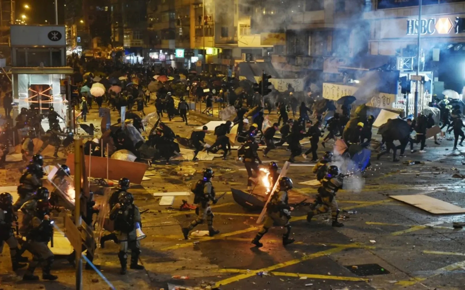 Hong Kong arrests 18-year-old for ‘seditious' toilet graffiti