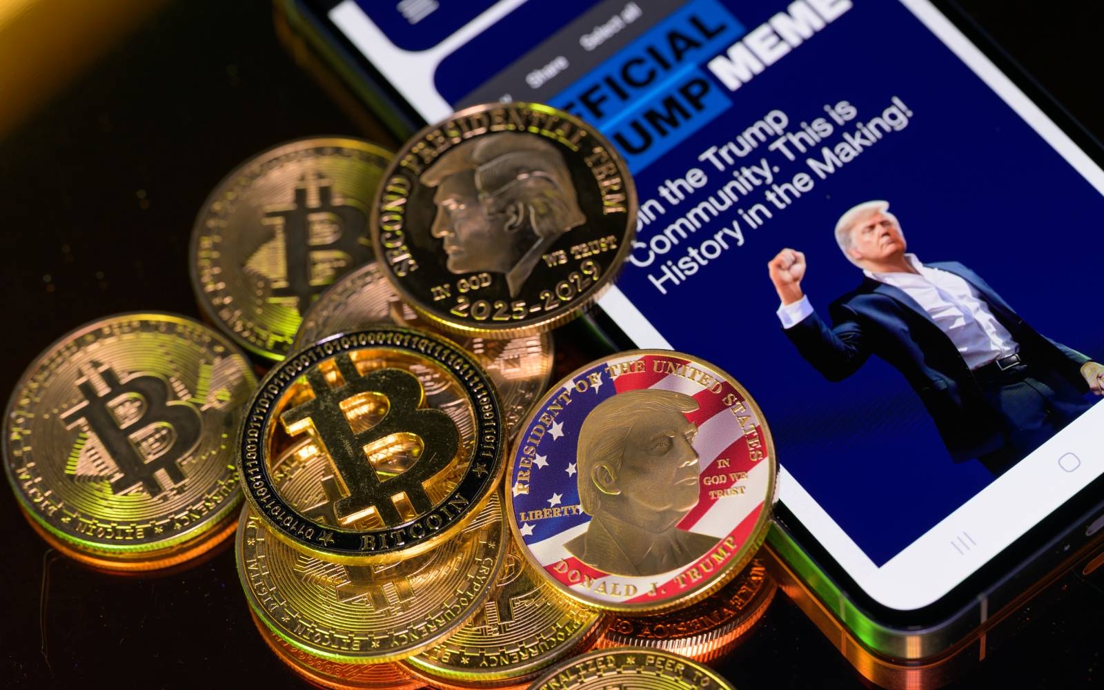 Trump's meme coin surges 60% on dinner with president offer