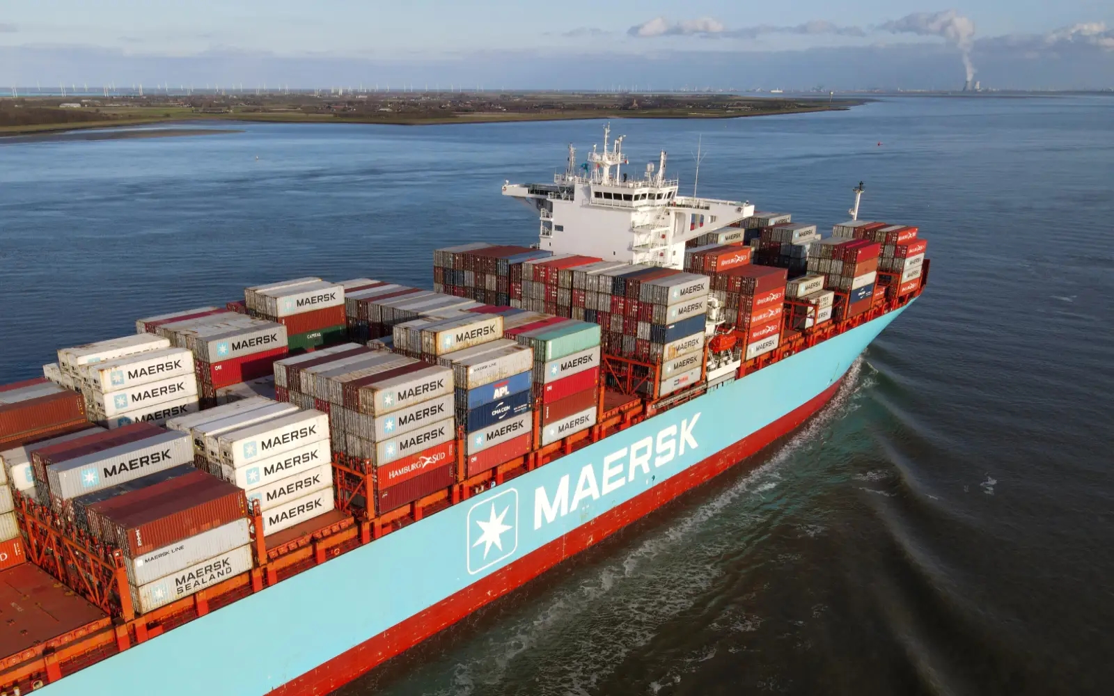Maersk warns global container volumes could drop due to trade war