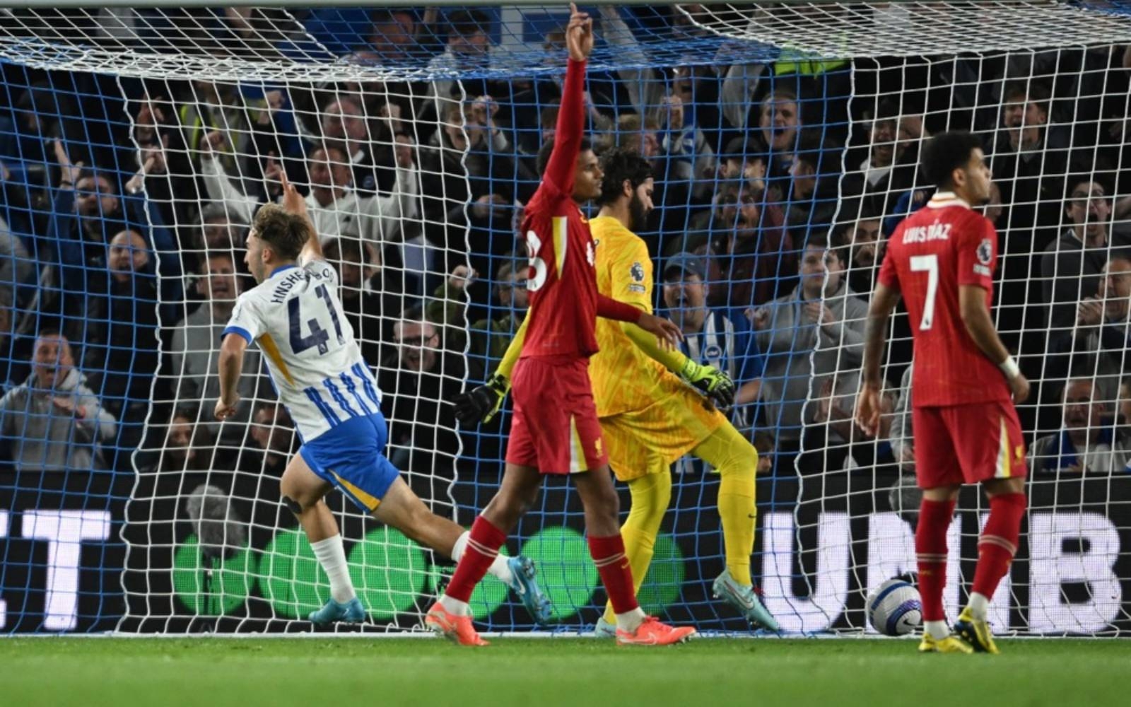 Brighton keep European hopes alive with 3-2 win over Liverpool