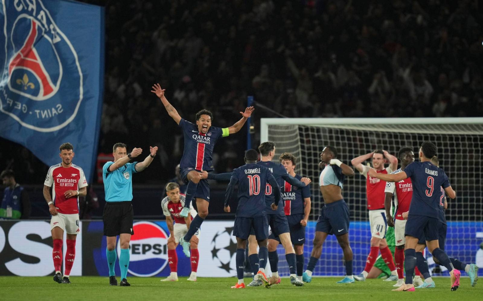 PSG finish off Arsenal to reach Champions League final