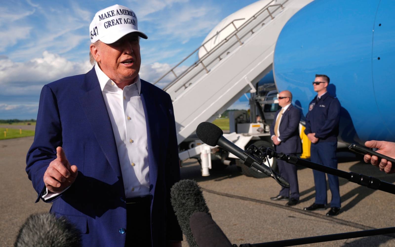 Trump says ‘not happy' with Putin after Russia strikes Ukraine