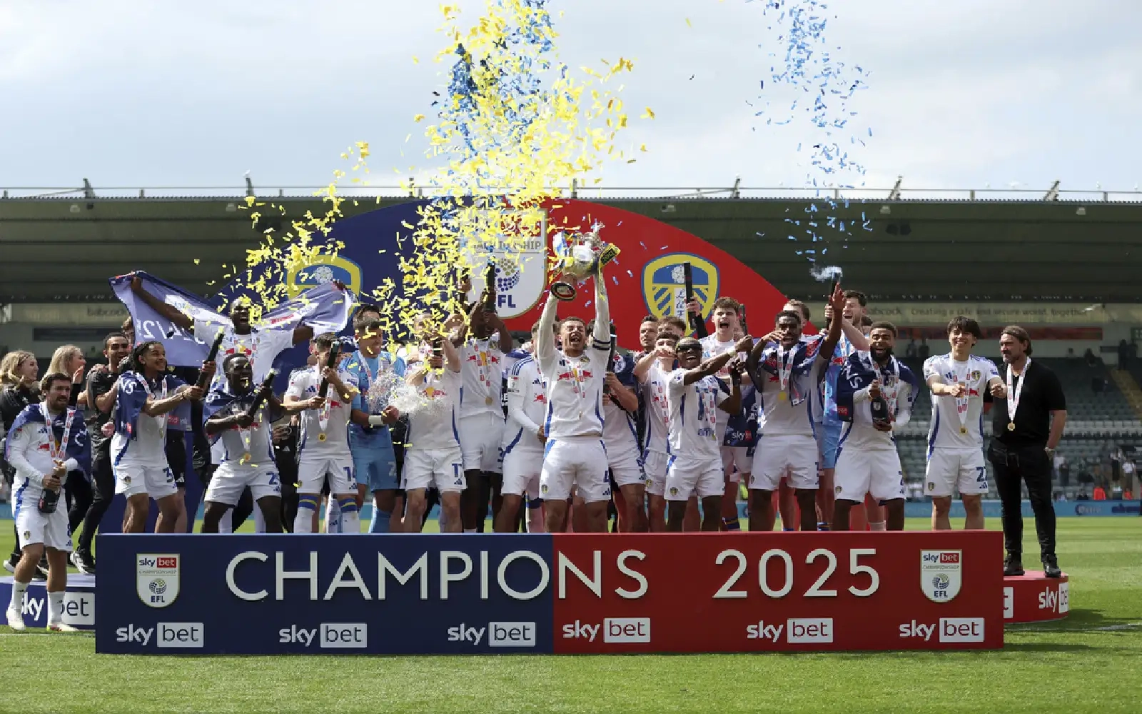 Leeds win Championship title on goal difference, Luton relegated