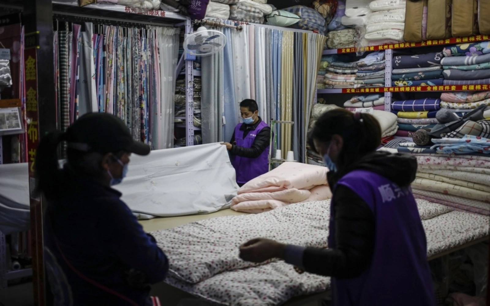Chinese fabric exporters anxious for US trade patch-up