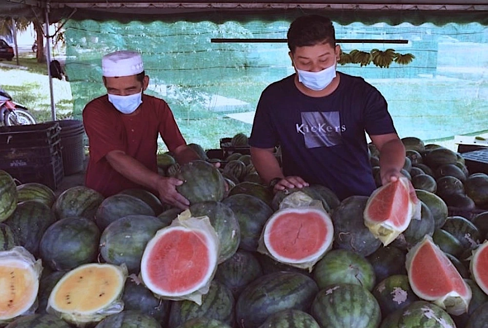 Vendors profit as heatwave sends watermelon sales soaring