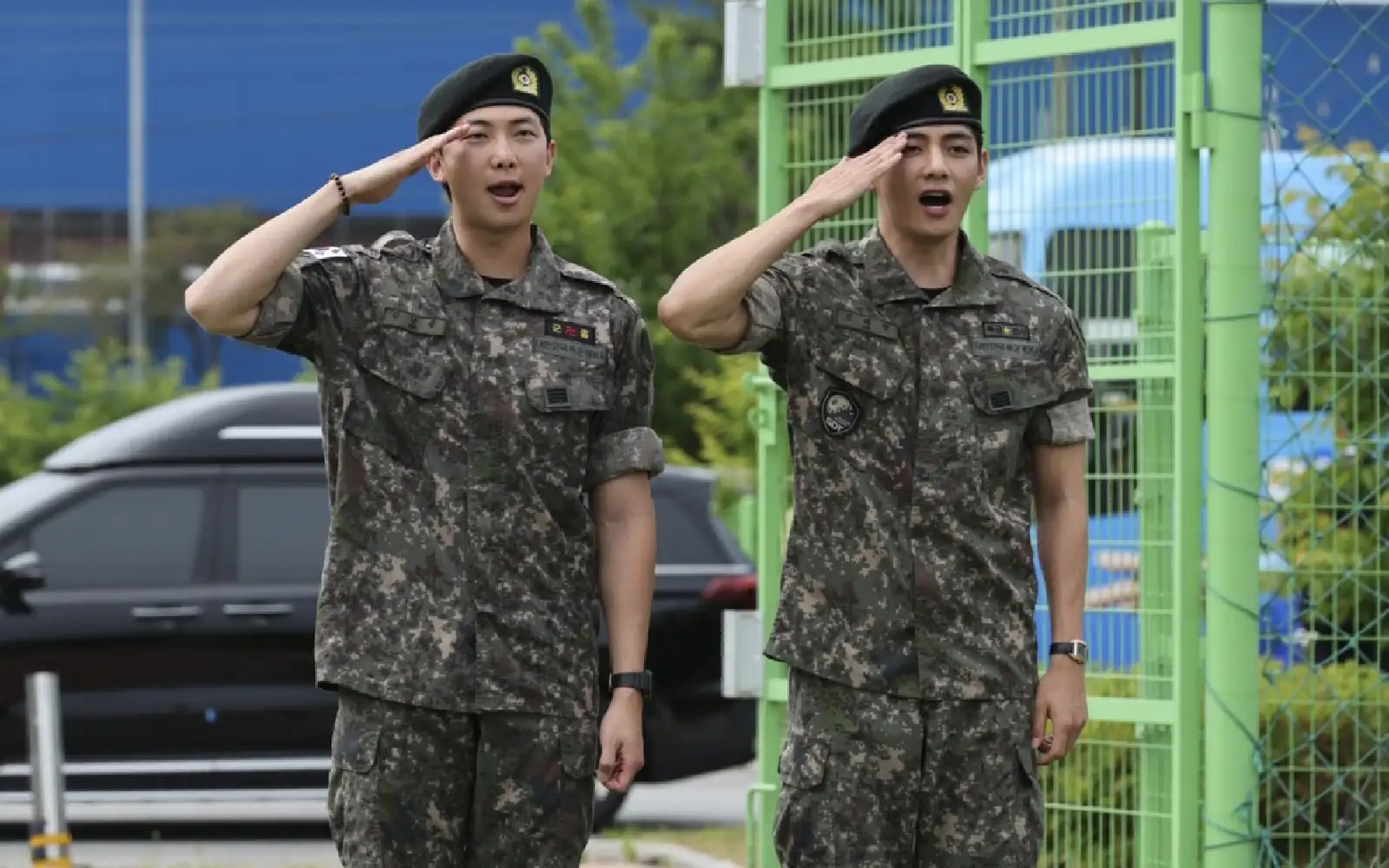 BTS megastars RM and V released from S. Korea's military