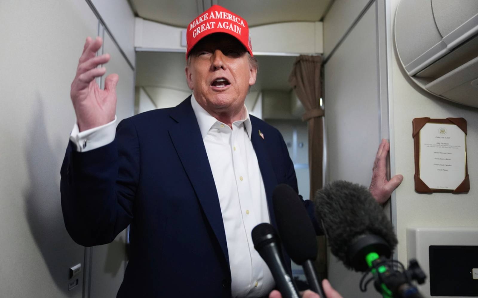 Trump says ‘good chance' of hostage deal with Hamas ‘during the week'