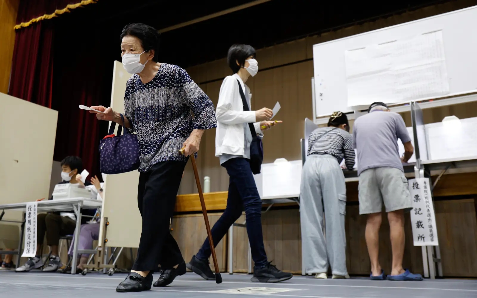 Japan's PM faces reckoning in upper house election