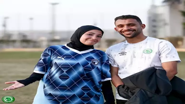 "منافسة زوجها في الملعب والتوقيع قبل غلق القيد بساعة" .. قصة لاعبة بيراميدز هايدي جابر