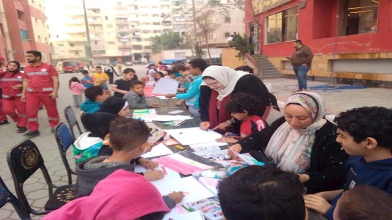 أنشطة متنوعة لأطفال "أهالينا" ضمن المشروع الثقافي بالمناطق الجديدة الآمنة