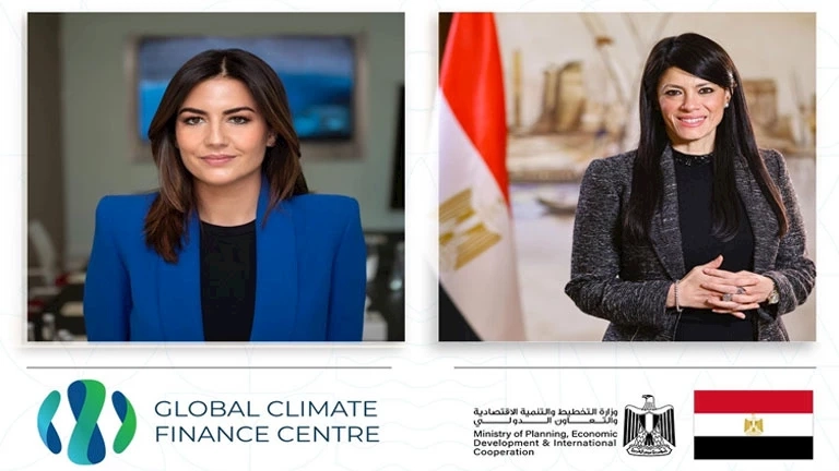 وزيرة التخطيط والتعاون تناقش سبل تعزيز التعاون مع رئيس المركز العالمي لتمويل المناخ