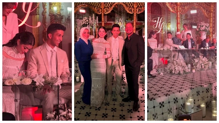 عمرو وهبة مهنئًا هشام جمال بعقد قرانه على ليلى زاهر: "مبروك للأستاذ H والآنسة L"