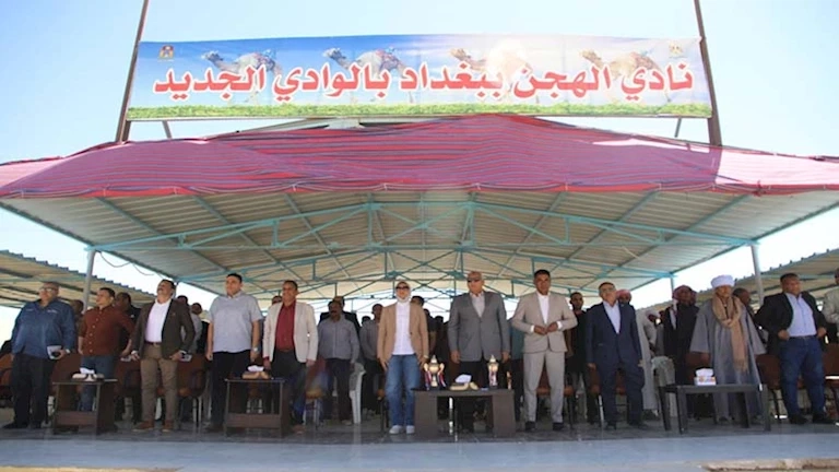 ختام سباق "بغداد" للهجن والفروسية بالوادي الجديد (صور)
