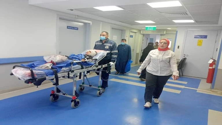 صور.. طفلة "قطار المنوفية" تصل معهد ناصر لتلقي العلاج