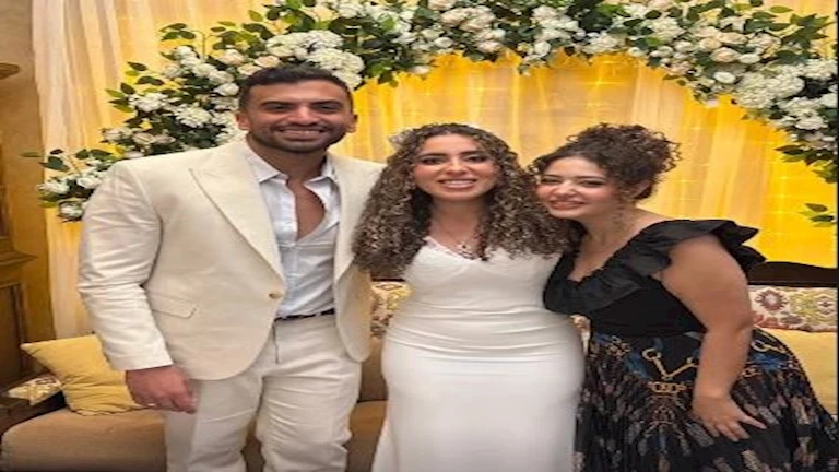 25 صورة من عقد قران منة عدلي القيعي ويوسف حشيش
