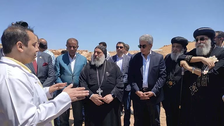 وزير السياحة: إنقاذ "أبو مينا" الأثرية يحظى بإشادة اليونسكو بفضل توجيهات السيسي- صور