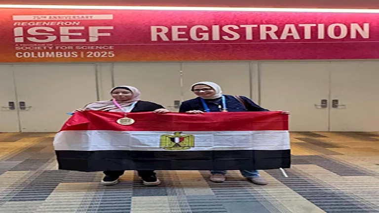 طالبتان مصريتان تحصدان المركز الثاني عالميًا في Regeneron ISEF 2025